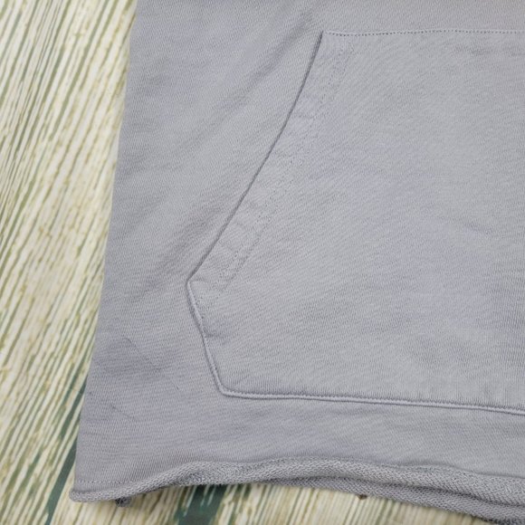 HUDSON KIDS ombre grey short sleeves hooded top - Picture 5 of 6